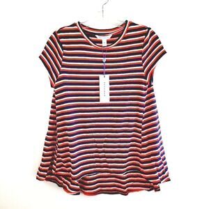 POPSUGAR patriotic babydoll swing top
